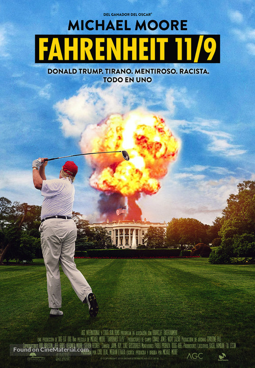 Fahrenheit 11/9 - Spanish Movie Poster