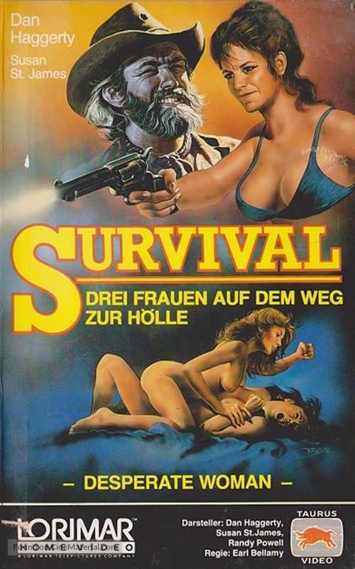 Desperate Women - German VHS movie cover