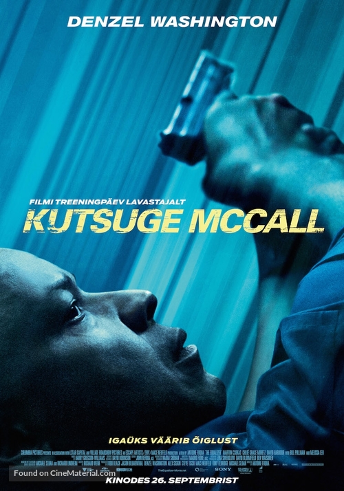 The Equalizer - Estonian Movie Poster