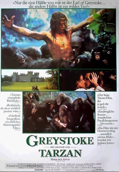 Greystoke - German Movie Poster