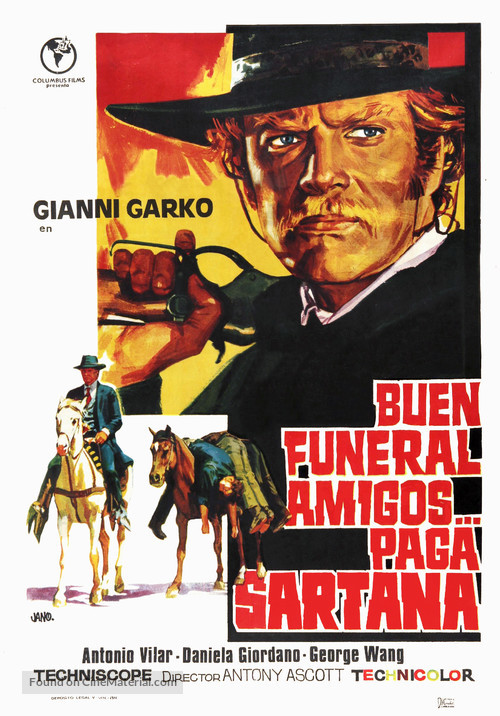 Buon funerale, amigos!... paga Sartana - Spanish Movie Poster