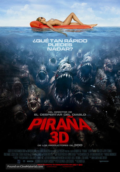 Piranha - Chilean Movie Poster