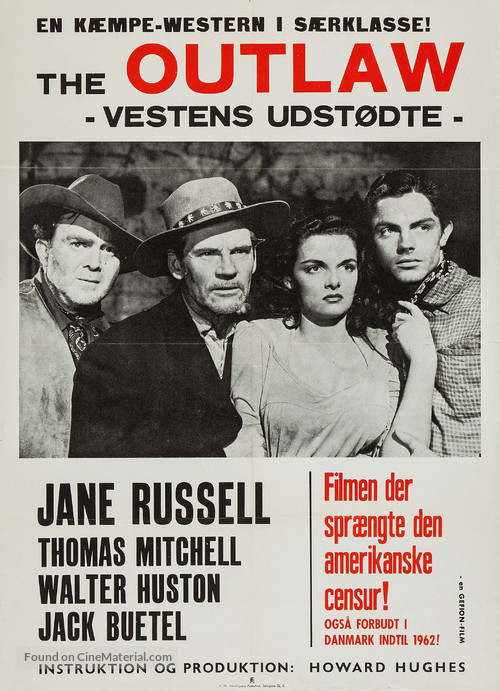 The Outlaw - Danish Movie Poster
