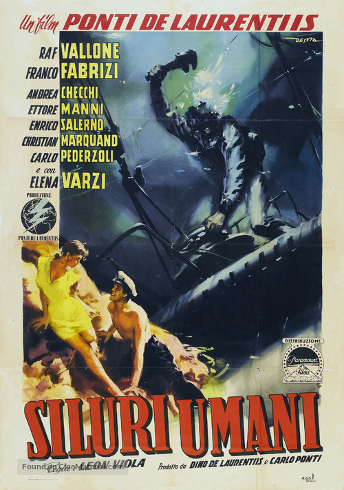 Siluri umani - Italian Movie Poster