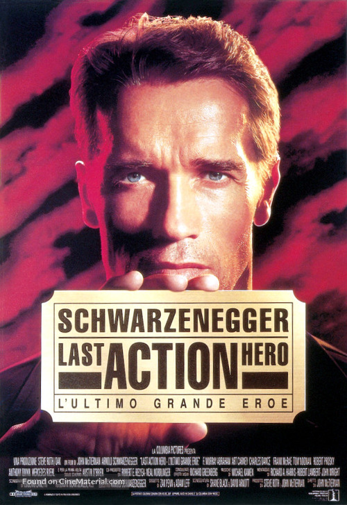 Last Action Hero - Italian Movie Poster