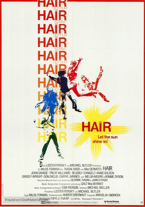 Hair - German Movie Poster