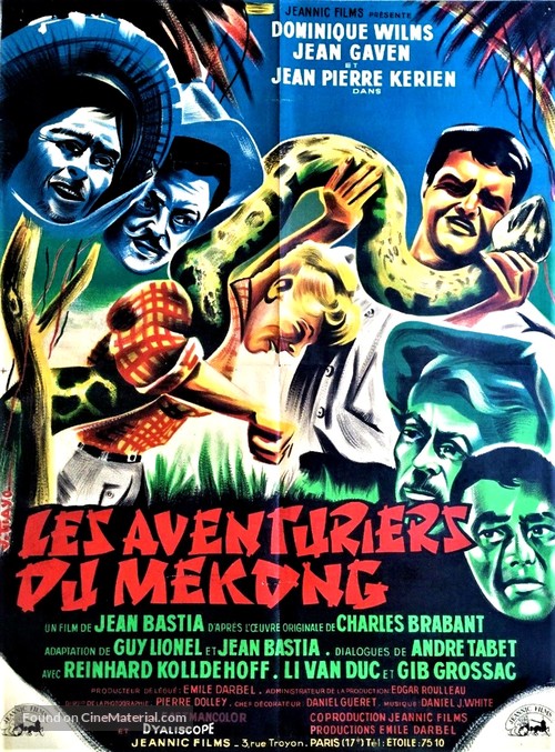 Aventuriers du M&egrave;kong, Les - French Movie Poster