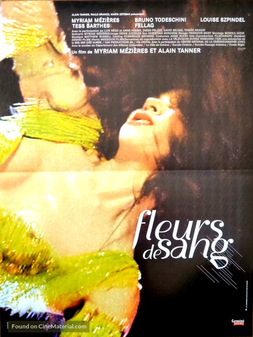 Fleurs de sang - French Movie Poster