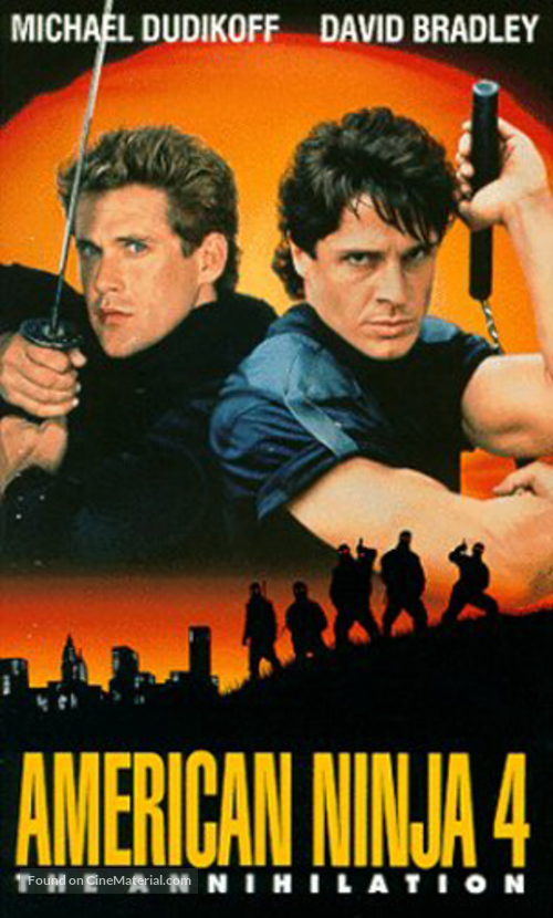 American Ninja 4: The Annihilation - VHS movie cover