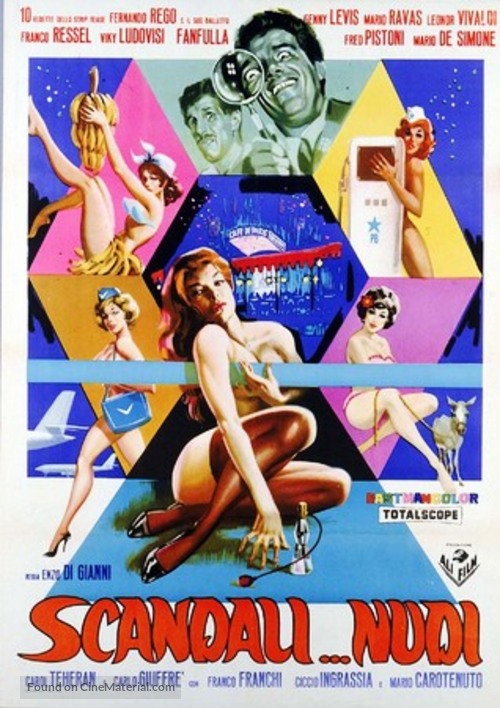 Scandali nudi - Italian Movie Poster