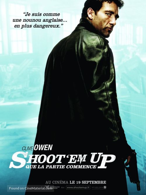 Shoot &#039;Em Up - French Movie Poster