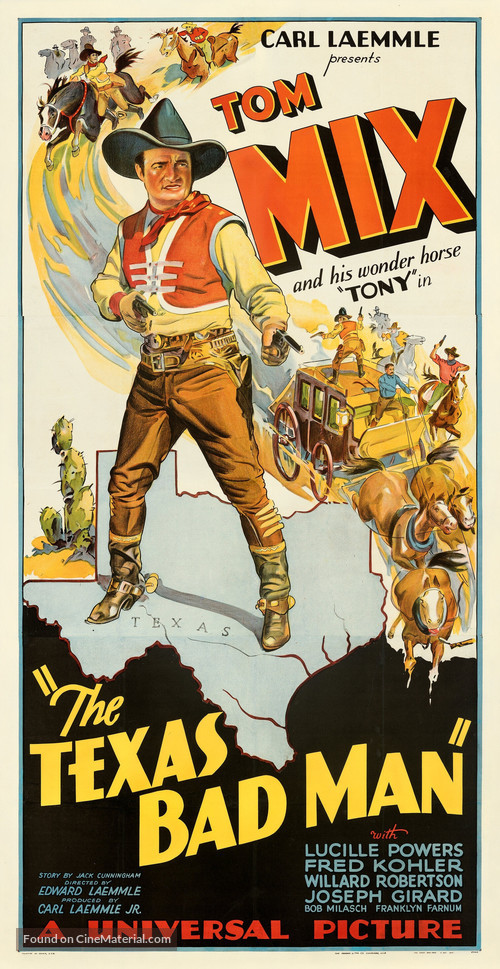 The Texas Bad Man - Movie Poster