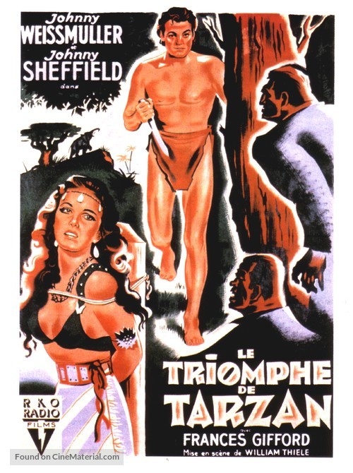 Tarzan Triumphs - French Movie Poster