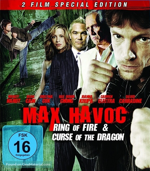 Max Havoc: Curse of the Dragon - German Blu-Ray movie cover