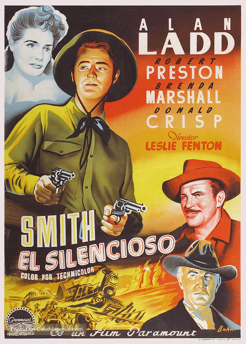 Whispering Smith - Spanish Movie Poster