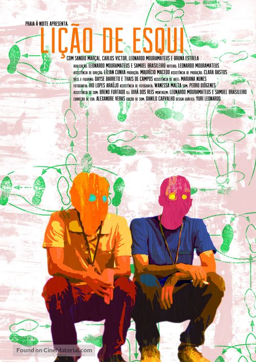 Li&ccedil;&atilde;o de Esqui - Brazilian Movie Poster