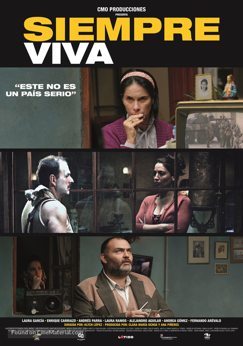 Siempreviva - Colombian Movie Poster