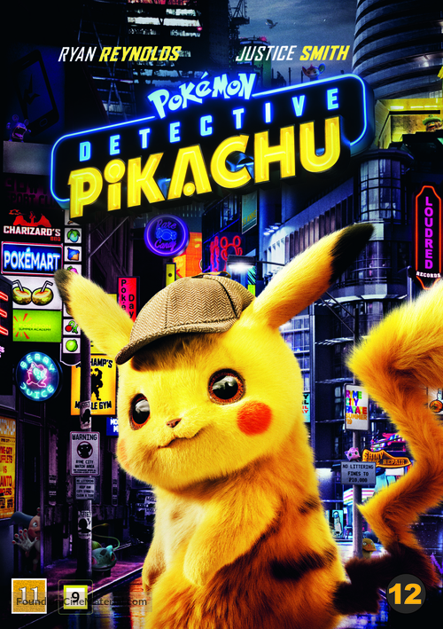 Pok&eacute;mon: Detective Pikachu - Danish DVD movie cover