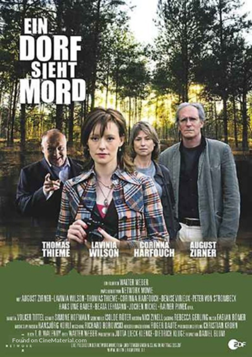 Ein Dorf sieht Mord - German Movie Poster