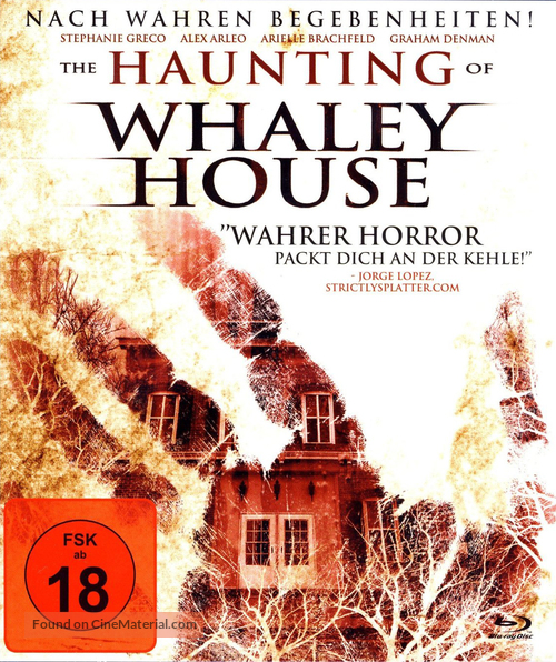 The Haunting of Whaley House - German Blu-Ray movie cover