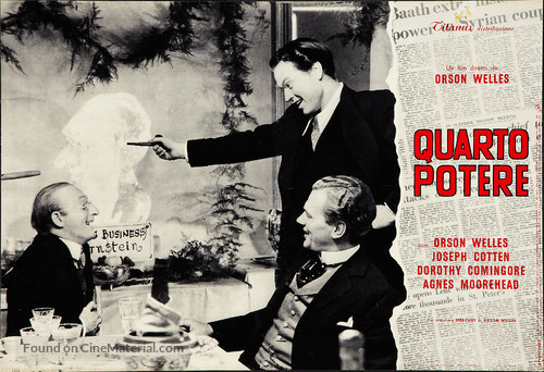 Citizen Kane - Italian Movie Poster