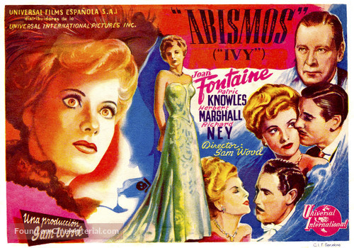 Ivy - Spanish Movie Poster