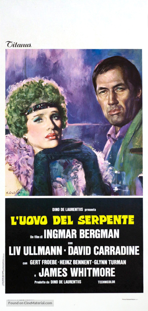 The Serpent&#039;s Egg - Italian Movie Poster