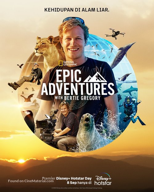 &quot;Epic Adventures with Bertie Gregory&quot; - Indonesian Movie Poster