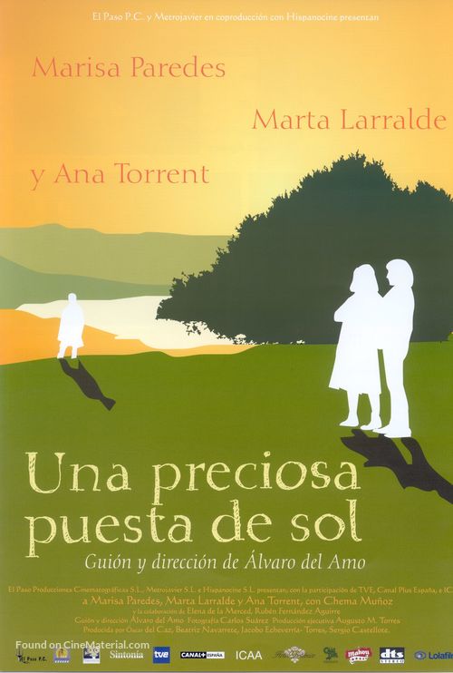 Preciosa puesta de sol, Una - Spanish poster