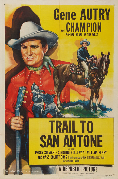 Trail to San Antone - Re-release movie poster
