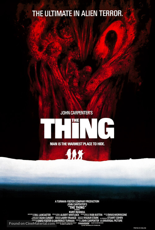 The Thing - British Movie Poster