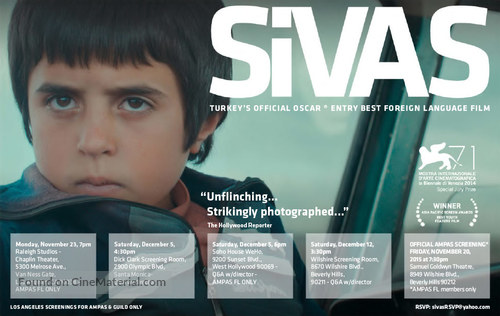 Sivas - For your consideration movie poster