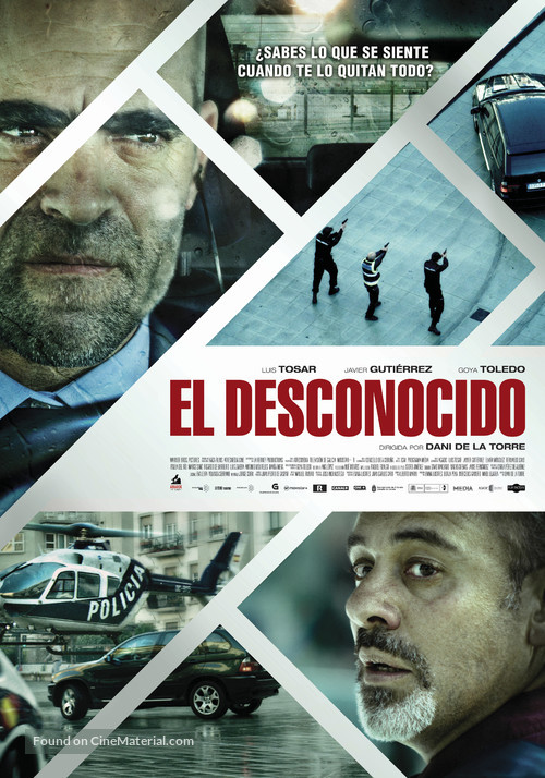 El desconocido - Mexican Movie Poster