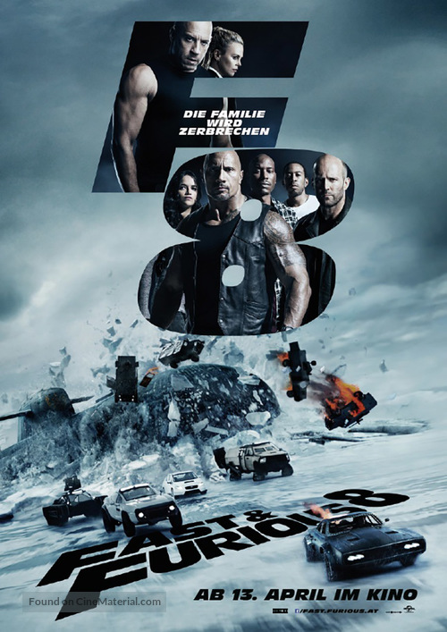 The Fate of the Furious - Austrian Movie Poster