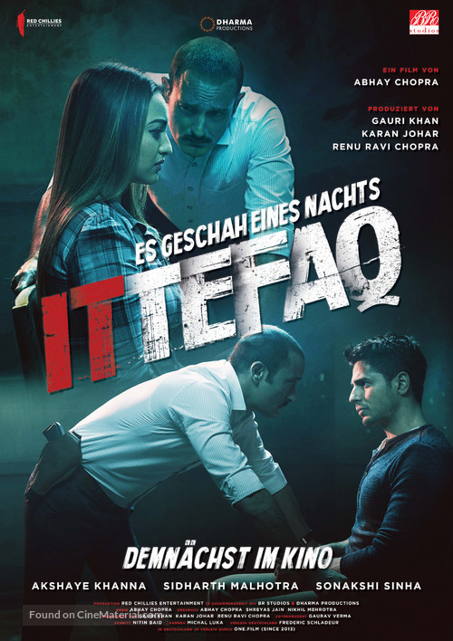 Ittefaq - German Movie Poster