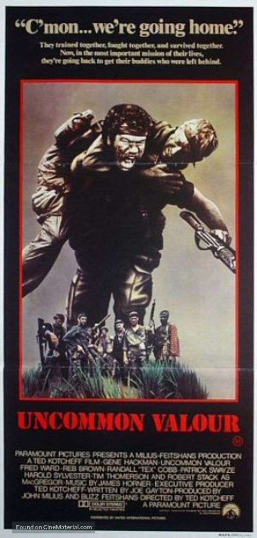 Uncommon Valor - Australian Movie Poster