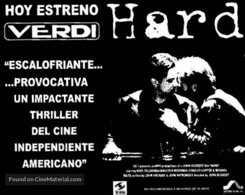 Hard - Spanish poster