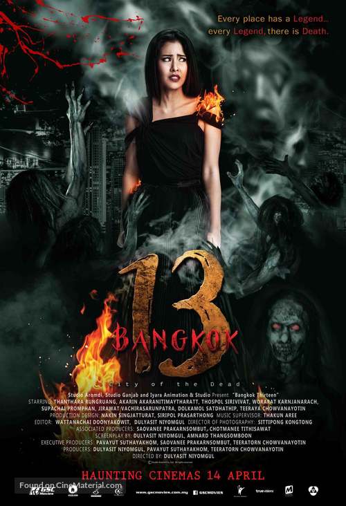Bangkok 13 Muang Kon Tai - Malaysian Movie Poster