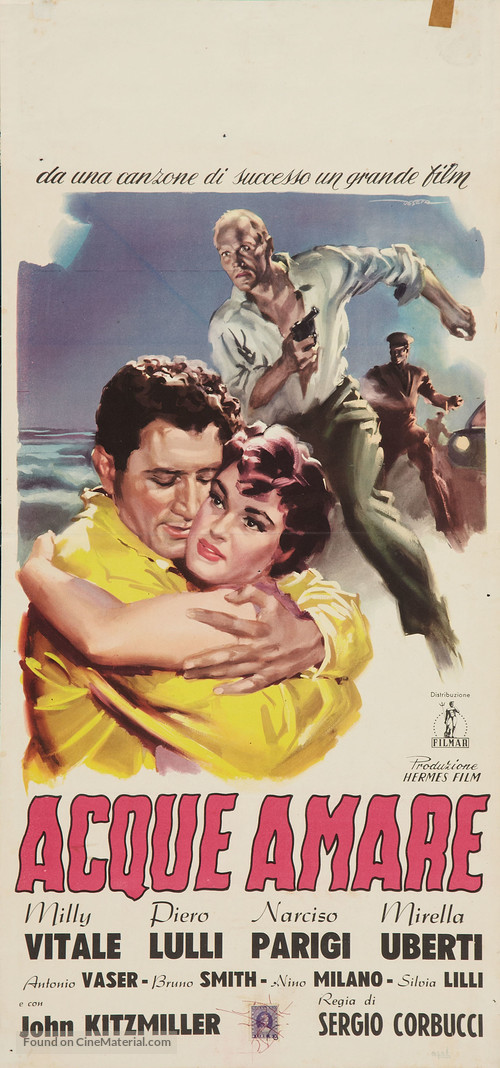 Acque amare - Italian Movie Poster