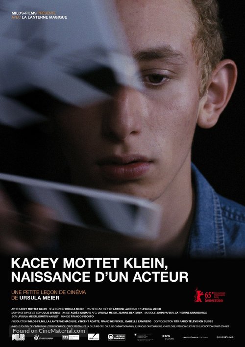 Kacey Mottet Klein, Naissance d&#039;un acteur - Swiss Movie Poster