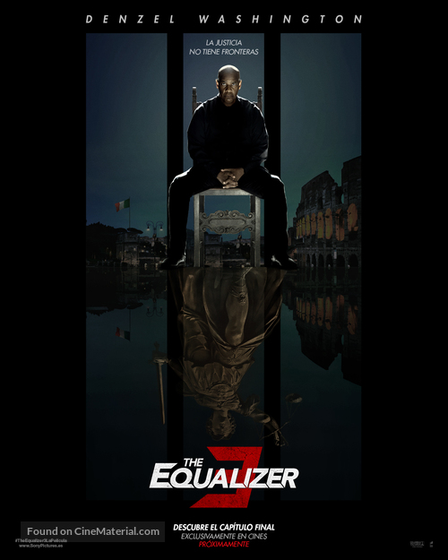 The Equalizer 3 - Spanish Movie Poster