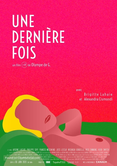 Une derni&egrave;re fois - French Movie Poster