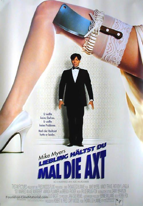 So I Married an Axe Murderer - German Movie Poster
