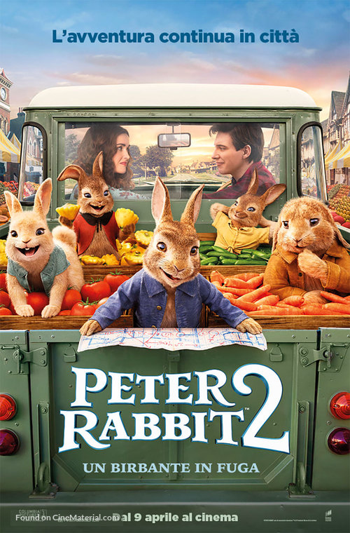 Peter Rabbit 2: The Runaway - Italian Movie Poster