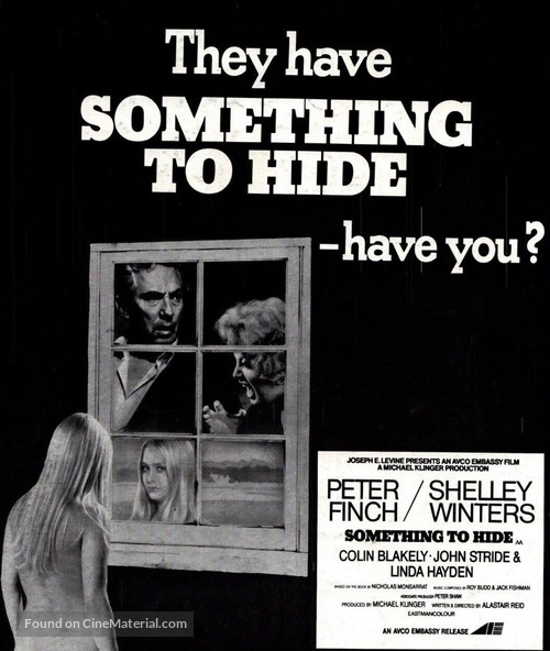 Something to Hide - British Movie Poster