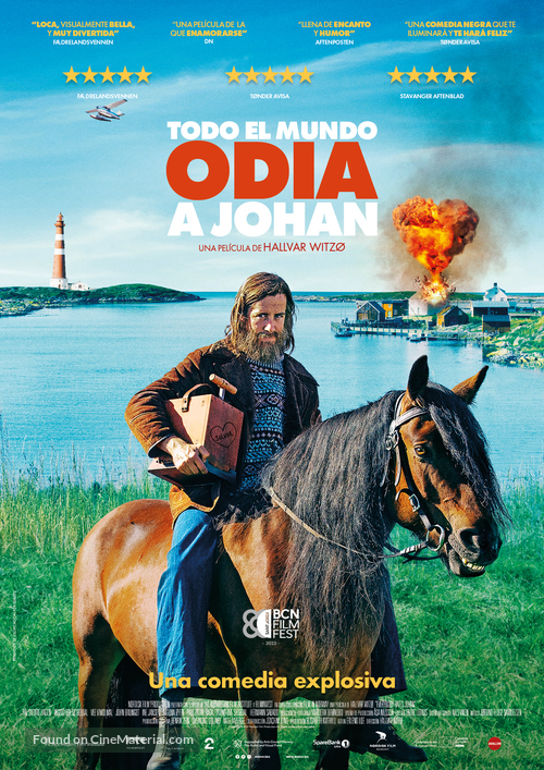 Alle hater Johan - Spanish Movie Poster