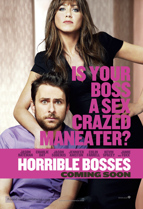 Horrible Bosses - British Movie Poster