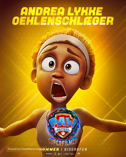 PAW Patrol: The Mighty Movie - Danish Movie Poster