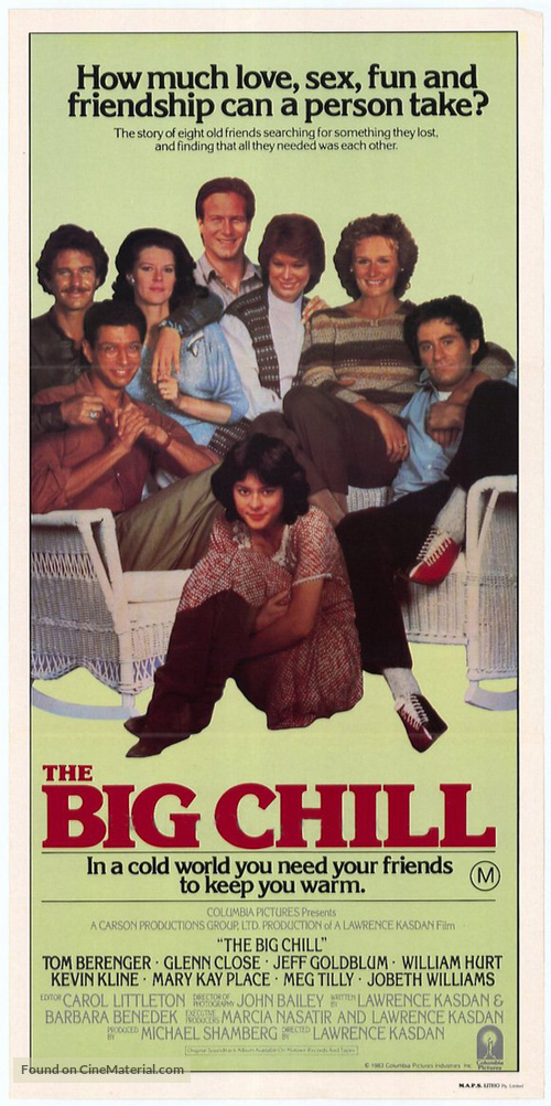 The Big Chill - Australian Movie Poster