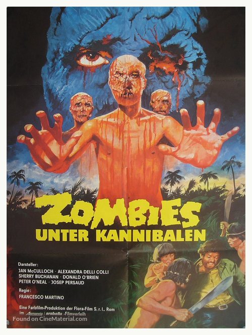Zombi Holocaust - German Movie Poster